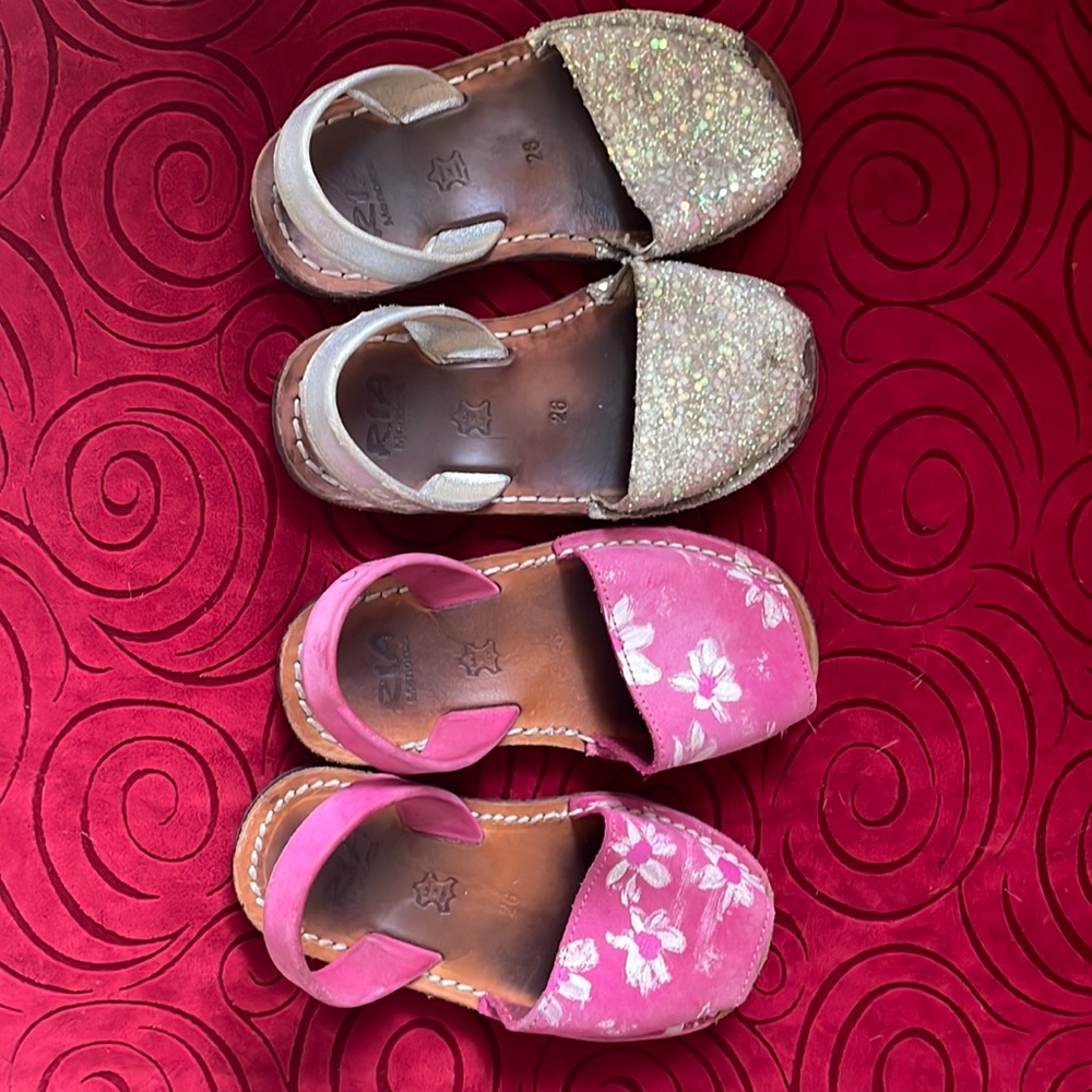 Abarques (Classic summer Spanish shoes). Made in Spain (island of Menorca).